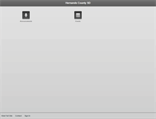 Tablet Screenshot of hernandoschools.org
